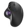 Nulea M501 Wireless Trackball Mouse Rechargeable Ergonomic Easy Thumb Control Precise Smooth Tracking 3 Device Connection Bluetooth or USB Receiver Compatible for PC Laptop Mac Windows