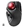 ELECOM HUGE Trackball 24GHz Wireless USB Index Finger Control Customizable 8Button Large Soft Palm Rest 52mm Ball Windows PC Mac MHT1DRBK