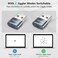 AUEDROT Mouse Jiggler Undetectable Mouse Jiggers USB Mouse Mover with Switch Button Automatic Mouse Wiggler with 2 Jiggle Modes Mouse Mover Device Plug Play Keep ComputerLaptop Awake Gray