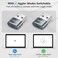 AUEDROT Mouse Jiggler Undetectable Mouse Jiggers USB Mouse Mover with Switch Button Automatic Mouse Wiggler with 2 Jiggle Modes Mouse Mover Device Plug Play Keep ComputerLaptop Awake Gray