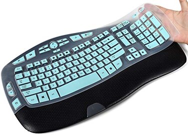 CaseBuy Keyboard Cover for Logitech K350 MK550 Ultra Thin Protector Mint