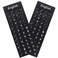 MUBUY-GOL 2 Pack English Keyboard Stickers Black Background with White Lettering for Computer Laptop Notebook Desktop Replacement Computer Keyboard Stickers English