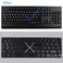 MUBUY-GOL 2 Pack English Keyboard Stickers Black Background with White Lettering for Computer Laptop Notebook Desktop Replacement Computer Keyboard Stickers English