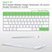 Allinside Black Cover for Apple Magic Keyboard MLA22LLA with US Layout