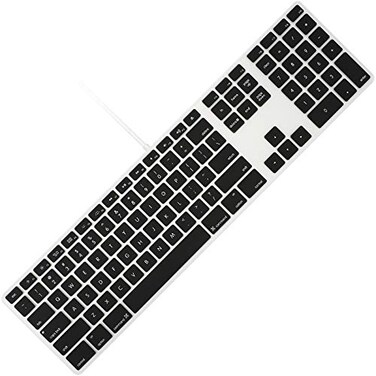 Allinside Black Keyboard Cover for iMac USB Keyboard A1243 MB110LLB