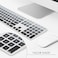 Allinside Ombre Gray Cover for Apple iMac Magic Wireless Keyboard with Numeric Keypad MQ052LLA A1843 US Layout
