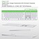 Allinside Ombre Pink Cover for Apple iMac Magic Wireless Keyboard with Numeric Keypad MQ052LLA A1843 US Layout