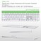 Allinside Ombre Pink Cover for Apple iMac Magic Wireless Keyboard with Numeric Keypad MQ052LLA A1843 US Layout