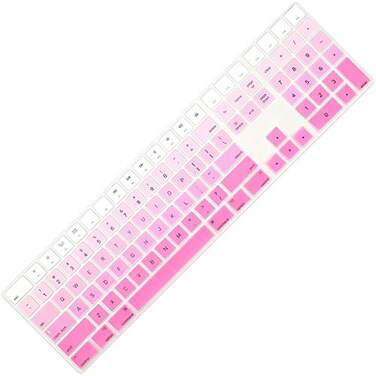 Allinside Ombre Pink Cover for Apple iMac Magic Wireless Keyboard with Numeric Keypad MQ052LLA A1843 US Layout