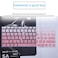 MUBUY-GOL Keyboard Cover for 2023 2022 Microsoft Surface Pro 7 Plus 7 2021 2020 2019 Microsoft Surface Pro 7 2019 2018 Surface Pro 6 Surface Pro 5 Surface Pro 4 123 US LayoutGPink