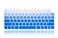 MMDW Silicone Keyboard Protector Cover Skin for iMac 2021 24 Magic Keyboard with Touch ID ModelA24492021 ReleasedWireless Magic Keyboard ModelA2450 2021 ReleasedGradient Blue