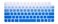 MMDW Silicone Keyboard Protector Cover Skin for iMac 2021 24 Magic Keyboard with Touch ID ModelA24492021 ReleasedWireless Magic Keyboard ModelA2450 2021 ReleasedGradient Blue