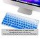 MMDW Silicone Keyboard Protector Cover Skin for iMac 2021 24 Magic Keyboard with Touch ID ModelA24492021 ReleasedWireless Magic Keyboard ModelA2450 2021 ReleasedGradient Blue