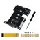 FREENOVE Freenove M2 NVMe Adapter V2 for Raspberry Pi 5 Without SSD M2 HAT Addon Board Solid State Drive Size 2230 2242 2260 2280 PCIe 2030 Max Speed 1231 MBs