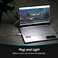 Daffodil USB LED Light 8 Super Bright LED Reading Lamp No Batteries Needed PC Mac Compatible ULT05 Silver