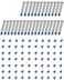 CCYO Replacement Screws 10 Sets for MacBook Pro 13 15 17 A1278 A1286 A1297 20092012 10 PCs Bottom Back Case Cover Computer PC Screw