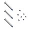 CCYO Replacement Screws 10 Sets for MacBook Pro 13 15 17 A1278 A1286 A1297 20092012 10 PCs Bottom Back Case Cover Computer PC Screw
