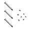CCYO Replacement Screws 10 Sets for MacBook Pro 13 15 17 A1278 A1286 A1297 20092012 10 PCs Bottom Back Case Cover Computer PC Screw