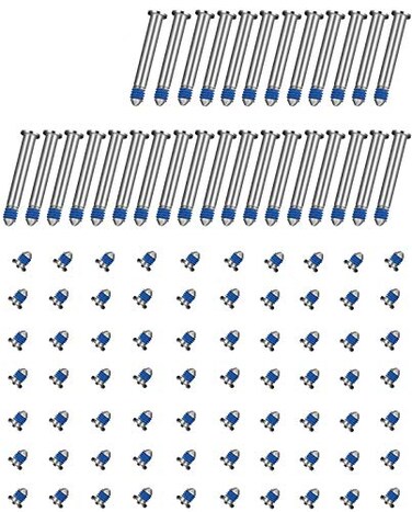 CCYO Replacement Screws 10 Sets for MacBook Pro 13 15 17 A1278 A1286 A1297 20092012 10 PCs Bottom Back Case Cover Computer PC Screw