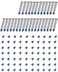 CCYO Replacement Screws 10 Sets for MacBook Pro 13 15 17 A1278 A1286 A1297 20092012 10 PCs Bottom Back Case Cover Computer PC Screw
