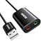 UGREEN USB to Audio Jack Sound Card Adapter with Dual TRS 3Pole 35mm Headphone and Microphone USB to Aux 35mm External Audio Converter for Windows Mac Linux PC Laptops Desktops PS5 Switch 2
