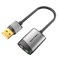 VENTION USB Audio Adapter USB External Stereo Sound Card to 35mm Headphone and Microphone Jack Adapter for Windows MAC Linux PC Laptop Desktops PS5
