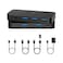 BENFEI USB 30 Switch USB Switcher 2 Computers Share 3USB 30 and 1USB C with Remote Control for PC Mouse Keyboard Printer Scanner USB KVM Switch Selector Compatible with Windows Mac Linux