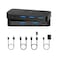 BENFEI USB 30 Switch USB Switcher 2 Computers Share 3USB 30 and 1USB C with Remote Control for PC Mouse Keyboard Printer Scanner USB KVM Switch Selector Compatible with Windows Mac Linux