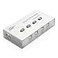 XMSJSIY USB 20 Sharing Switch Selector 4 in 1 Out Printer Sharer Switcher 4 PC to 1 Splitter Hub for PCPrinterScannerKeyboard PlotterCard Reader 1 PCS