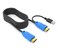 MT-VIKI MTVIKI 2in 1 USB HDMI KVM Cable 3m10ft for USB KVM Cable HDMI
