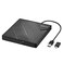 Amicool External DVD Drive USB 30 USB C CD Burner CDDVD RW Optical Drive Slim Portable DVD CD ROM Rewriter Writer Duplicator for Laptop Desktop PC Windows 111087 MacBook Mac Linux OS Apple