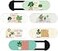 MESMOS Laptop Camera Cover Slide Cute Laptop Accessories Computer Camera Webcam Cover Slide Web Cam Privacy Cam Blocker Fits MacBook Pro Air iPad iMac Large