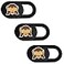 SIREG Webcam Cover Ultra Thin Web Camera Cover fits LaptopTabletComputer Smartphone Protect Your Privacy and SecurityStrong Adhesive MonkeyBlack 3 Pack