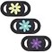 VeekyVicky Laptop Camera Cover Slide Webcam Cover for Privacy Fits for Mini PC PC Surface Tablet Desktop Computer Smart Phone 3 Packs Flower