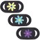 VeekyVicky Laptop Camera Cover Slide Webcam Cover for Privacy Fits for Mini PC PC Surface Tablet Desktop Computer Smart Phone 3 Packs Flower
