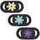 VeekyVicky Laptop Camera Cover Slide Webcam Cover for Privacy Fits for Mini PC PC Surface Tablet Desktop Computer Smart Phone 3 Packs Flower