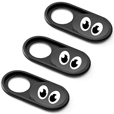 wrumava Eye Metal Webcam Cover Slider Ultra Thin Web Camera Cover Fits for Laptop Desktop Pc Macboook Pro iMac Mac Mini Computer Smartphone Protect Your Privacy Security 3Pack Metal