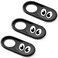 wrumava Eye Metal Webcam Cover Slider Ultra Thin Web Camera Cover Fits for Laptop Desktop Pc Macboook Pro iMac Mac Mini Computer Smartphone Protect Your Privacy Security 3Pack Metal