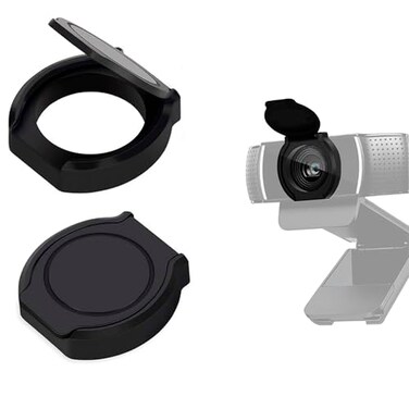 JCWINY 2 Pack Universal Webcam Cover Desktop Computer External Webcam Lens Covers Shutter Cap Hood Streaming Web Camera Privacy Cover Clip Compatible with Logitech HD Pro Webcams C270C615C920C930eC922