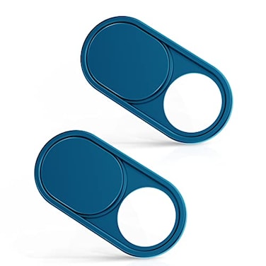 imluckies Metal Webcam Cover Slide 0023in Camera Cover for Laptop Computer MacBook ProAir iMac iPad Tablet iPhone 876 Plus Echo ShowSpot Web Camera Blocker Protect Your Privacy 2 Pack Blue