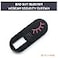 Tech Candy Bad Guy Blocker Webcam Cover Privacy Protector Black Secure Thin Durable for Computers Laptops Tablets Smartphones Easy Application Black 1Pack