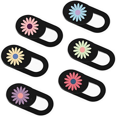 IMNEXT2U Laptop Camera Cover Slide 6 Pack Ultra Thin Slide Laptop Camera Cover for Echo Show Cellphone Computer Tablet Chromebook PC Daisy