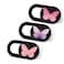 IMNEXT2U Laptop Camera Cover Slide 3 Pack Ultra Thin Slide Laptop Camera Cover for Echo Show Smartphone Computer Tablet Chromebook PC Butterfly