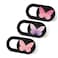 IMNEXT2U Laptop Camera Cover Slide 3 Pack Ultra Thin Slide Laptop Camera Cover for Echo Show Smartphone Computer Tablet Chromebook PC Butterfly