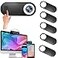 BARTER KINGS Webcam Cover Slide Ultra Thin Round Hole Laptop Camera Cover Slide Blocker for Computer MacBook Pro iMac PC Tablet Notebook Surface Pro Echo Show Camera Ultra Thin Privacy Protector6 pack