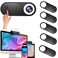 BARTER KINGS Webcam Cover Slide Ultra Thin Round Hole Laptop Camera Cover Slide Blocker for Computer MacBook Pro iMac PC Tablet Notebook Surface Pro Echo Show Camera Ultra Thin Privacy Protector6 pack