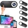 BARTER KINGS Webcam Cover Slide Ultra Thin Round Hole Laptop Camera Cover Slide Blocker for Computer MacBook Pro iMac PC Tablet Notebook Surface Pro Echo Show Camera Ultra Thin Privacy Protector6 pack