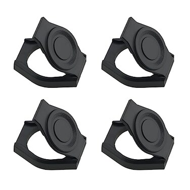 Ruiwaer 4PCS Protective Lens Privacy Cover Shutter Universal Webcam Cover Desktop Computer External Webcam Lens Cover Shutter Cap Hood Streaming Web Camera Privacy Cover Clip Black