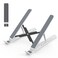 Tonmom Laptop Stand for Desk Adjustable Laptop Riser ABSSilicone Foldable Portable Notebook Holder Ventilated Cooling Notebook Mount Computer Stand for 10156 LaptopsTabletsWhite
