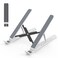 Tonmom Laptop Stand for Desk Adjustable Laptop Riser ABSSilicone Foldable Portable Notebook Holder Ventilated Cooling Notebook Mount Computer Stand for 10156 LaptopsTabletsWhite